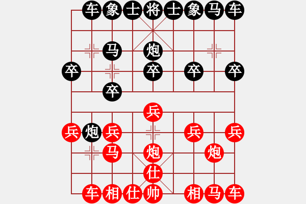 象棋棋譜圖片：xxx139420紅負(fù)葬心【中炮不進(jìn)三兵對(duì)左炮封車轉(zhuǎn)列炮】 - 步數(shù)：10 