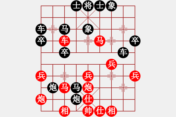 象棋棋譜圖片：王者至尊(4段)-勝-北方之金雕(2段) - 步數(shù)：40 