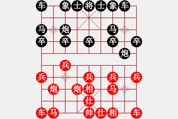 象棋棋譜圖片：失憶獵人[12531567] 勝 芳棋(純?nèi)讼缕?[893812128] - 步數(shù)：10 