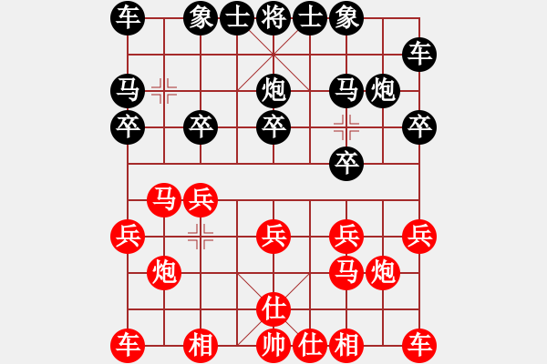 象棋棋譜圖片：嘴角揚(yáng)揚(yáng)[50129759] -VS- 戒了難[346207168] - 步數(shù)：10 