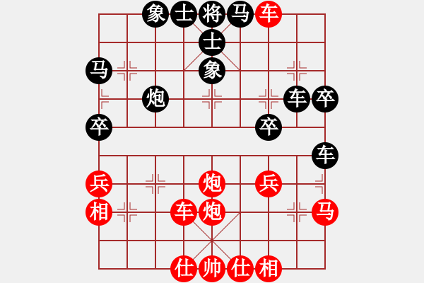 象棋棋譜圖片：2019“山水云天杯”象棋邀請團(tuán)體賽 鄭銳先勝張德琪.pgn - 步數(shù)：60 