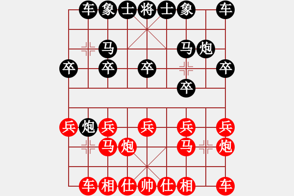 象棋棋譜圖片：128局 A43- 起馬轉(zhuǎn)仕角炮對進(jìn)７卒-BugChess Plus 19-07-08 x64(大 - 步數(shù)：10 