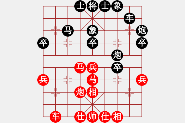 象棋棋譜圖片：珍寶島(月將)-和-師大里研金(日帥) - 步數(shù)：40 