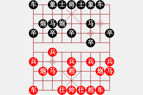 象棋棋譜圖片：2014年網(wǎng)絡(luò)盲棋甲級(jí)聯(lián)賽 唐靜紅先和曹云 - 步數(shù)：10 