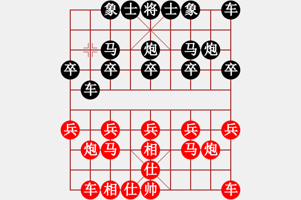 象棋棋譜圖片：青城雷劍(8段)-和-逍遙地煞(5r) - 步數(shù)：10 