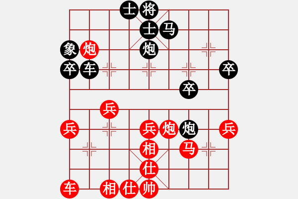 象棋棋譜圖片：2018年龍城棋協(xié)二季度會(huì)員賽王海峰紅負(fù)唐建峰（屏風(fēng)馬左相橫車） - 步數(shù)：40 