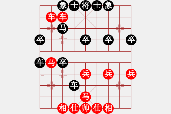 象棋棋譜圖片：元始天遵(6星)-勝-棋林小卒(9星) - 步數(shù)：40 