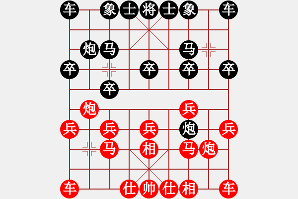 象棋棋譜圖片：專業(yè)cccf（業(yè)3-3） 先負(fù) bbboy002（業(yè)7-1） - 步數(shù)：10 