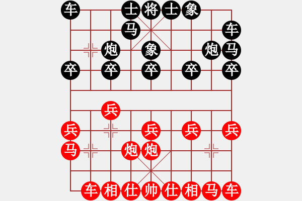 象棋棋譜圖片：一夜醒悟(初級(jí))-勝-象山安石后(3級(jí)) - 步數(shù)：10 