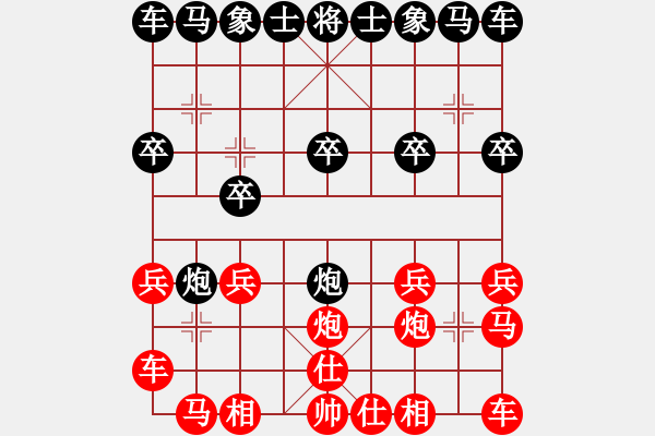 象棋棋譜圖片：1592局 A02-邊馬局-旋風(fēng)引擎23層(2810) 先勝 魏延(1500) - 步數(shù)：10 