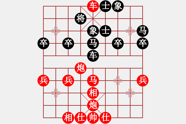 象棋棋譜圖片：橫才俊儒 -VS- 天煞 孤星[344869801] （浪淘盡業(yè)余五級(jí)終局） - 步數(shù)：41 