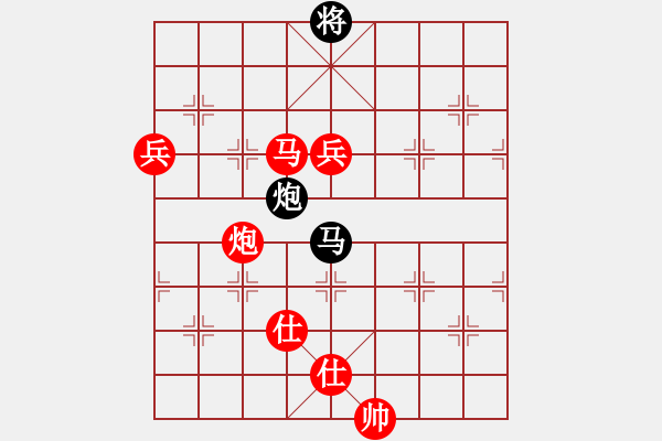 象棋棋谱图片：星月绝杀(北斗)-胜-ahnh(电神) - 步数：215 