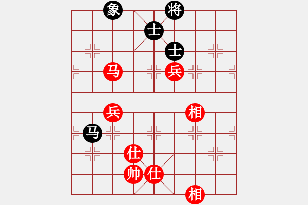 象棋棋谱图片：河北李来群对北京张高 - 步数：117 