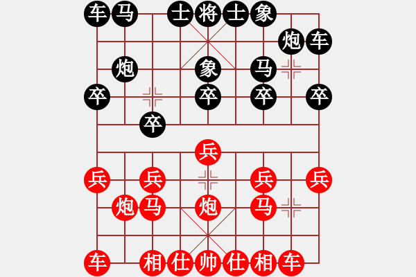 象棋棋譜圖片：浮梁縣 汪益平 勝 機(jī)關(guān)老年 余祖剛 - 步數(shù)：10 