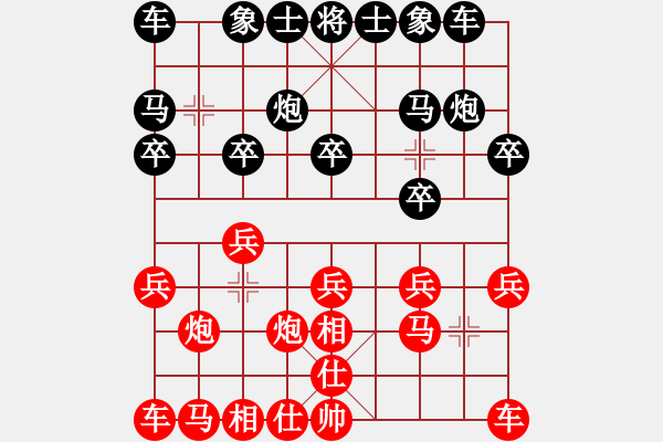 象棋棋譜圖片：沙地房第六局.眼兄先和黑手pgn.pgn - 步數(shù)：10 