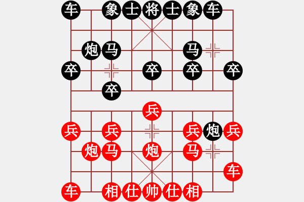 象棋棋譜圖片：【好友對(duì)戰(zhàn)】太守棋狂先勝大眼妹【業(yè)4-1】 - 步數(shù)：10 