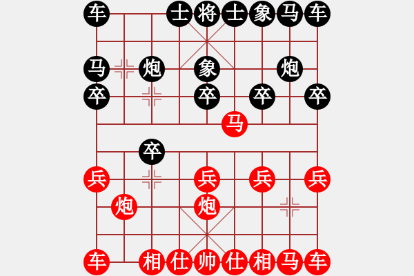 象棋棋譜圖片：一米陽光[1421913246] -VS- 啊細(xì)[279413206] - 步數(shù)：10 