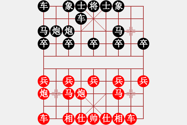 象棋棋譜圖片：常州金壇華天 楊瑞忠 和 馬鞍山雨山隊 吳玉傲 - 步數(shù)：10 