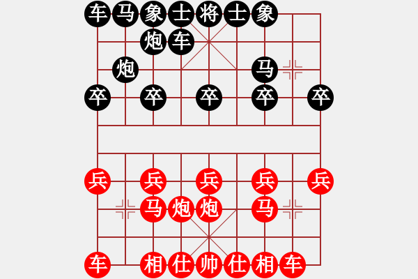象棋棋谱图片：敖和明 先胜 张大学 - 步数：10 
