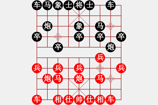 象棋棋譜圖片：第五輪山水田園隊左代元先勝黔東南州隊王飛 - 步數(shù)：10 