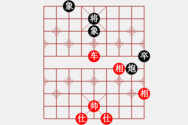 象棋棋譜圖片：第二章 掌握運子技巧 第4節(jié) 車馳縱橫 第9局 雙相困炮 - 步數(shù)：30 