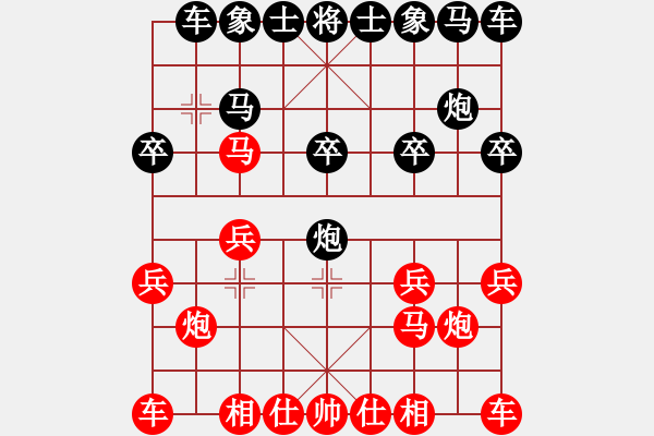 象棋棋譜圖片：東方求敗[751942318] -VS- 橫才俊儒[292832991] - 步數(shù)：10 