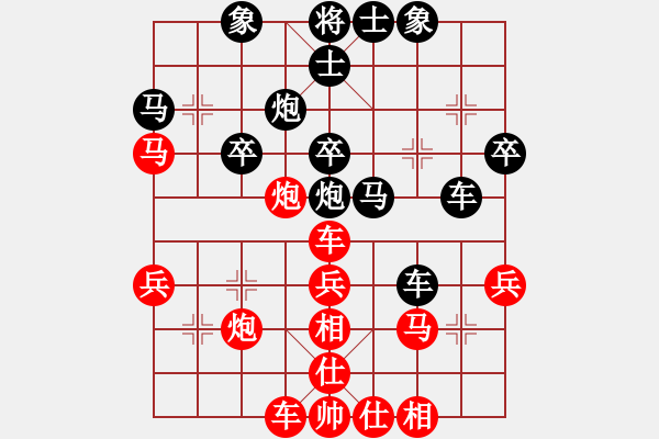 象棋棋譜圖片：好勁道(7段)-勝-手談半悟道(5段) - 步數(shù)：36 