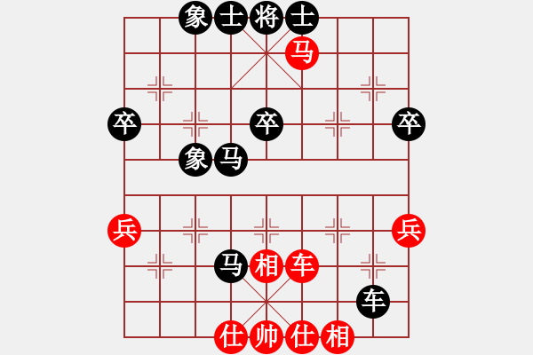 象棋棋譜圖片：看錯送車 抽錯得車：披著羊皮的狼[741410470] -VS- 三臺怪手[1127175411] - 步數(shù)：54 