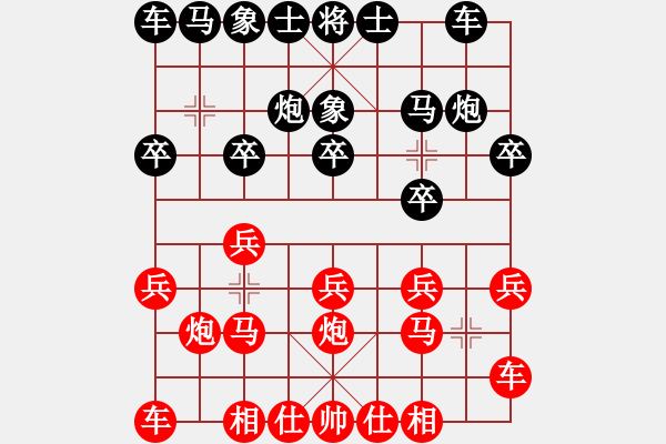 象棋棋譜圖片：11-12-04 shanzai[1002]-Win-liukuihuo[1025] - 步數(shù)：10 