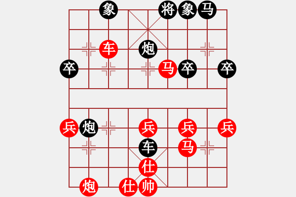 象棋棋譜圖片：煙臺(tái)棋圣(8段)-勝-面包師傅(6段)中炮巡河車對(duì)屏風(fēng)馬 紅不進(jìn)左馬 - 步數(shù)：60 