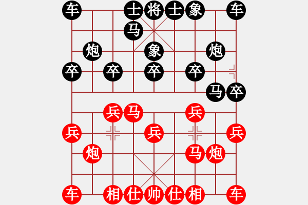 象棋棋譜圖片：陽光山水[3354351500] -VS- 月出皎兮[474177218] - 步數：10 