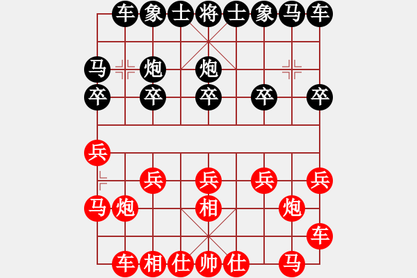 象棋棋譜圖片：生動(dòng)活潑(2段)-和-棋酒隱君子(2段) - 步數(shù)：10 