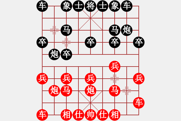 象棋棋譜圖片：橫才俊儒[292832991] -VS- 童話[232506610] - 步數(shù)：10 