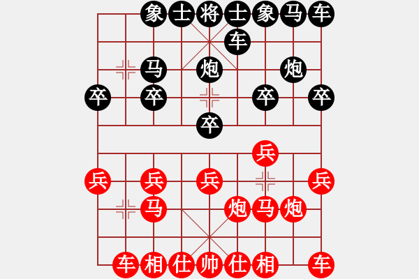 象棋棋譜圖片：日月明[962239983] -VS- 橫才俊儒[292832991] - 步數(shù)：10 