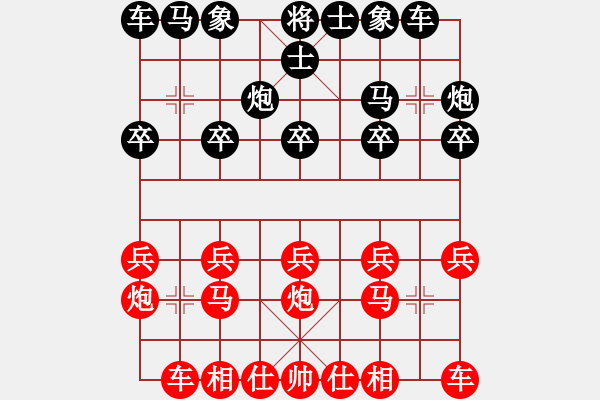 象棋棋譜圖片：稻草人紅先勝對(duì)QQ棋友 - 步數(shù)：10 