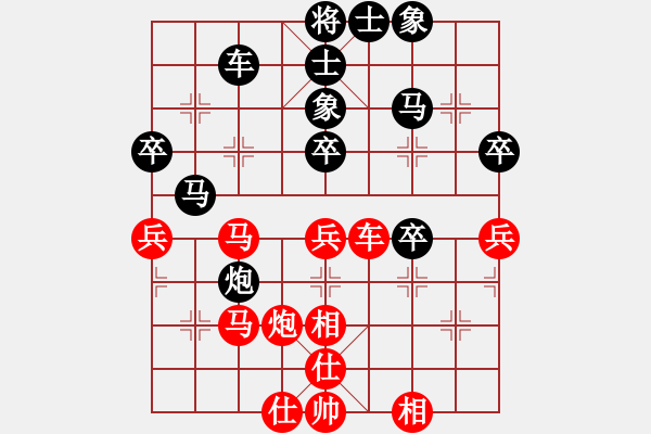 象棋棋譜圖片：旋風(fēng)4代比賽版12U12層先勝象棋巫師12層 - 步數(shù)：40 