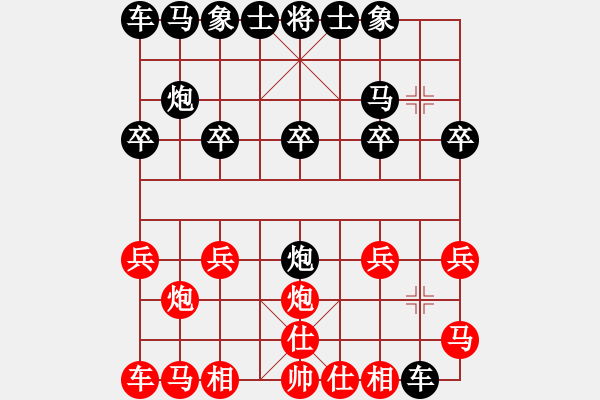 象棋棋譜圖片：姚星宇紅先負(fù)徐琮博.pgn - 步數(shù)：10 