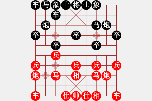 象棋棋譜圖片：風雨兼程 負 qqq - 步數(shù)：10 