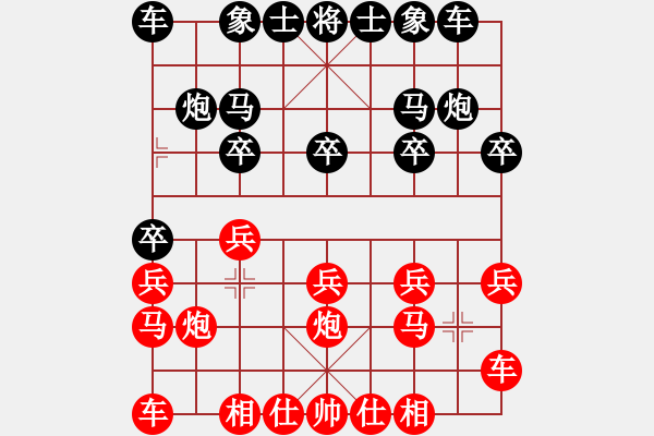 象棋棋譜圖片：決勝千里之運(yùn)籌紅負(fù)葬心【中炮對(duì)進(jìn)左馬】 - 步數(shù)：10 