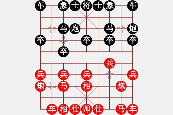 象棋棋譜圖片：橘隱(3段)-負-弈天郎子(2段) - 步數(shù)：10 