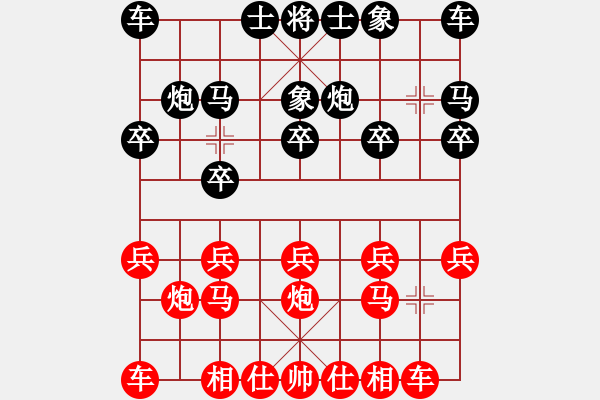 象棋棋譜圖片：峽[2877323858] -VS- 余問[2901089280] - 步數(shù)：10 