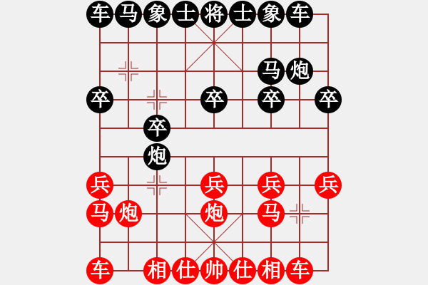 象棋棋譜圖片：出洞無敵手[642605042] -VS- 百 靈[623328426] - 步數(shù)：10 