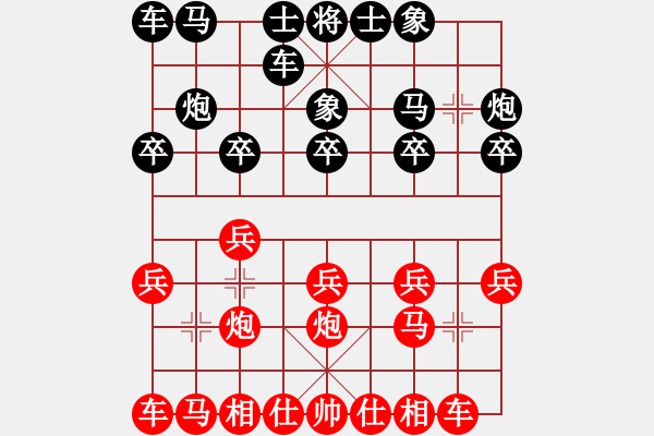 象棋棋譜圖片：袁文友先勝張浩 - 步數(shù)：10 