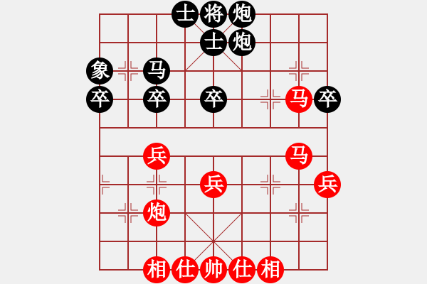 象棋棋譜圖片：深山居士(6段)-勝-左右馬盤河(1段) - 步數(shù)：50 