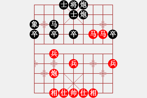 象棋棋譜圖片：深山居士(6段)-勝-左右馬盤河(1段) - 步數(shù)：51 