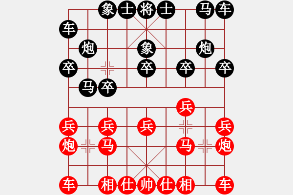 象棋棋譜圖片：李義庭(2段)-負(fù)-一炮定江山(3段) - 步數(shù)：10 