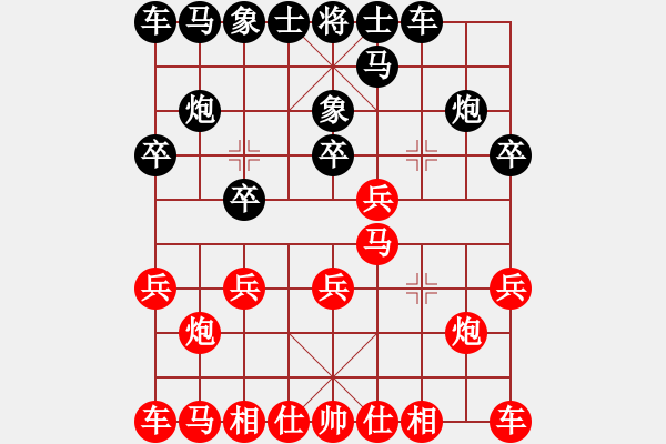 象棋棋譜圖片：金庸一品堂棋社 金庸武俠趙敏 先負 金庸武俠令狐沖 - 步數：10 