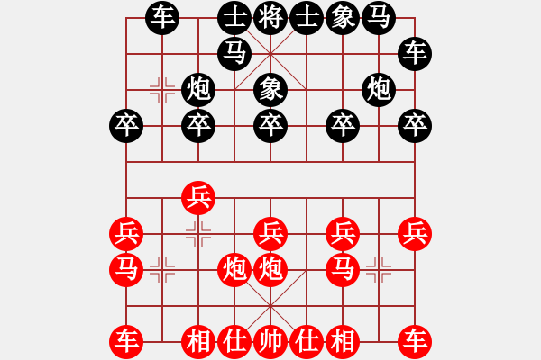 象棋棋谱图片：楚水传说(3段)-胜-王永民(1段) - 步数：10 