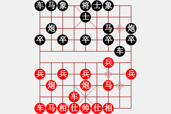 象棋棋譜圖片：橫才俊儒[292832991] -VS- 川哥[786265546] - 步數(shù)：10 