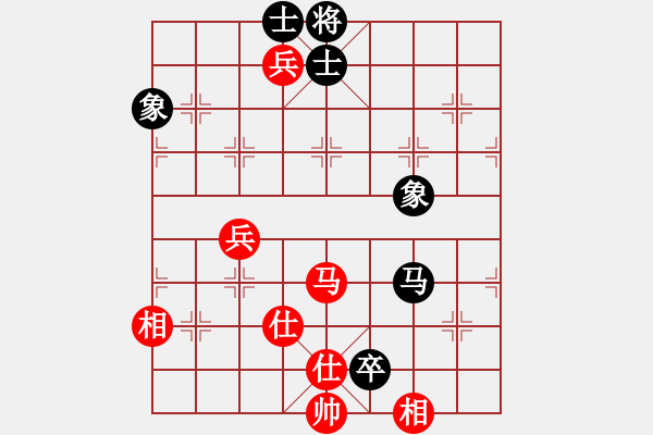 象棋棋譜圖片：旺仔小曼砣(6段)-和-tianzhusha(5段) - 步數：140 